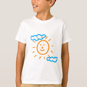 Upload Childs Drawing Turn Kids Artwork to kids T-Shirt