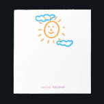 Upload Childs Drawing Turn Kids Artwork to Notepad<br><div class="desc">Digitize your kids' drawing or artwork and create unique gift products with your child's own artwork for a forever memory. Add your kids drawing to pillows,  mugs,  lamps,  etc. Add kids' drawings,  paintings,  or any artwork for precious gifts for grandparents,  aunts,  uncles,  school or kindergarten teachers,  etc.</div>