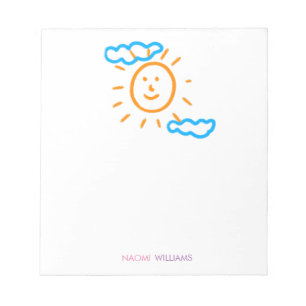 Upload Childs Drawing Turn Kids Artwork to Notepad