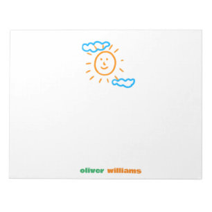 Upload Childs Drawing Turn Kids Artwork to Notepad