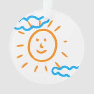 Upload Childs Drawing Turn Kids Artwork to Ornament