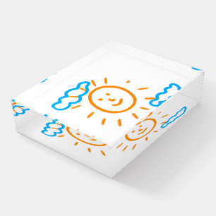 Upload Childs Drawing Turn Kids Artwork to Paperweight