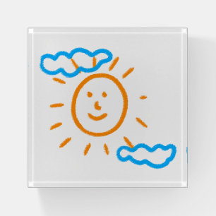 Upload Childs Drawing Turn Kids Artwork to Paperweight