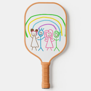Upload Childs Drawing Turn Kids Artwork to Pickleball Paddle