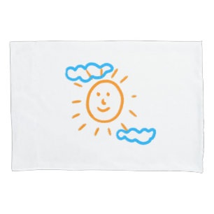 Upload Childs Drawing Turn Kids Artwork to Pillow Case