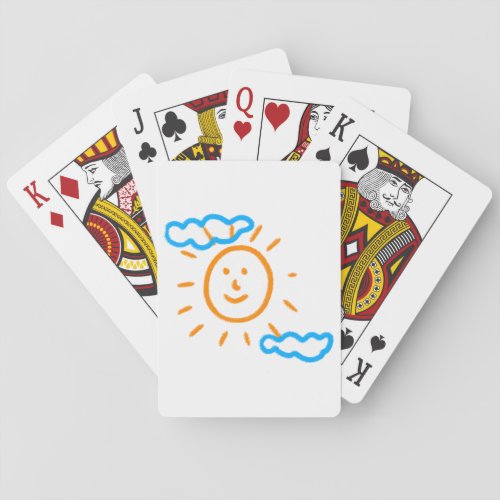 Upload Childs Drawing Turn Kids Artwork to Playing Cards