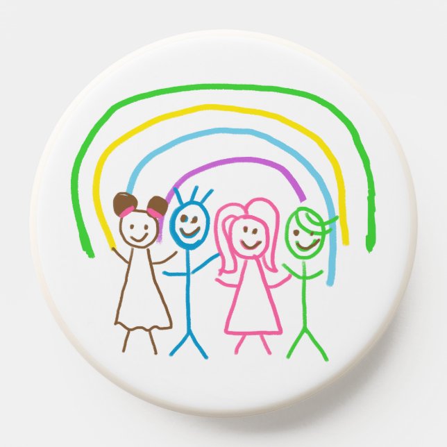 Upload Childs Drawing Turn Kids Artwork to PopSocket (Popsocket)