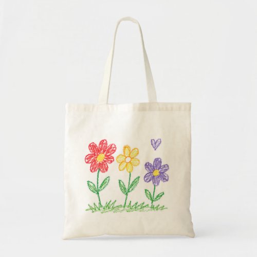 Upload Childs Drawing Turn Kids Artwork to Tote Bag