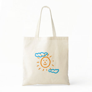 Upload Childs Drawing Turn Kids Artwork to Tote Bag