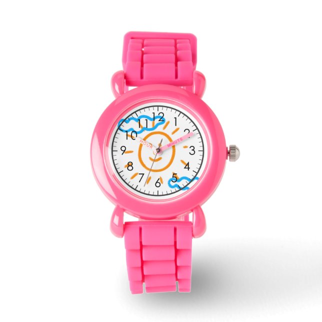 Upload Childs Drawing Turn Kids Artwork to Watch (Front)