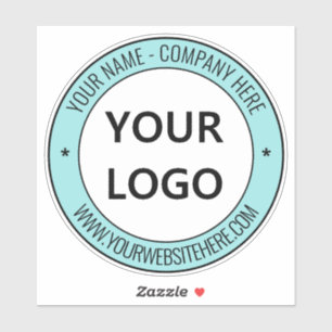 Upload Company Logo Add Text Business Sticker