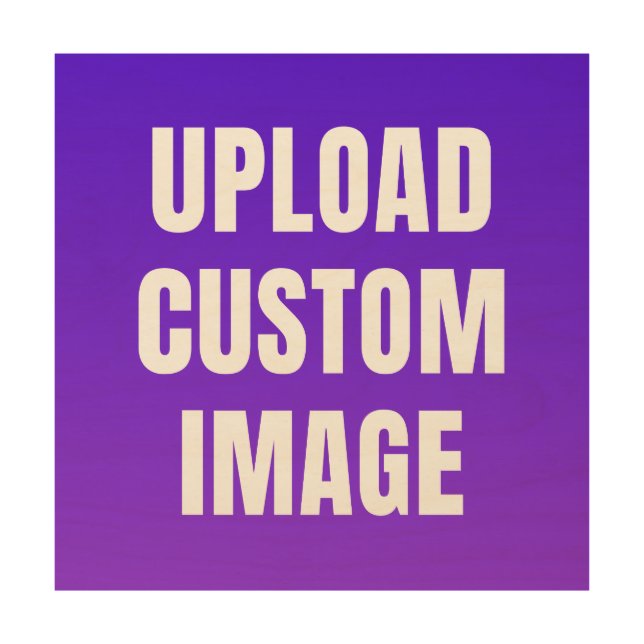 Upload Custom Image - Add Your Own To Print On A (Front)
