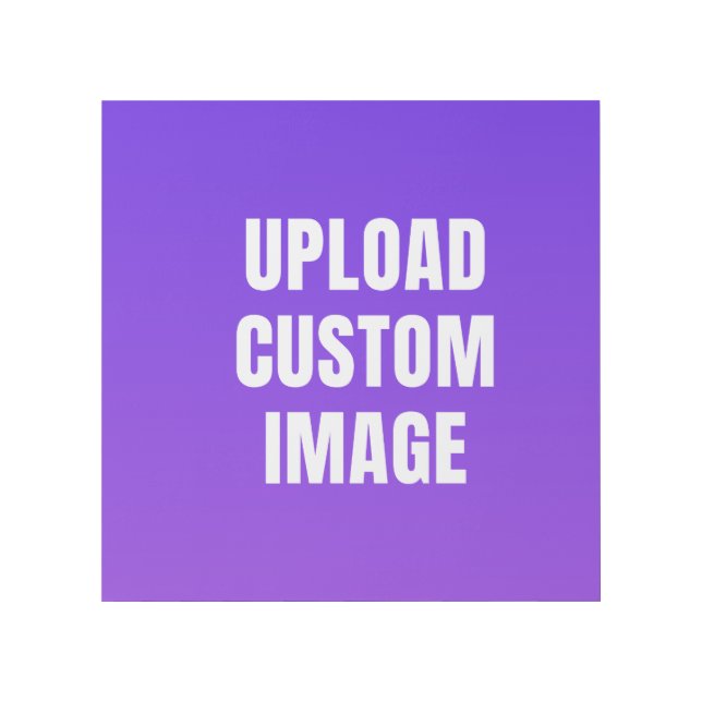 Upload Custom Image - Add Your Own To Print On A (Front)