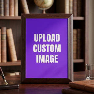 Upload Custom Image - Add Your Own To Print On A Award Plaque
