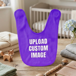 Upload Custom Image - Add Your Own To Print On A Baby Bib