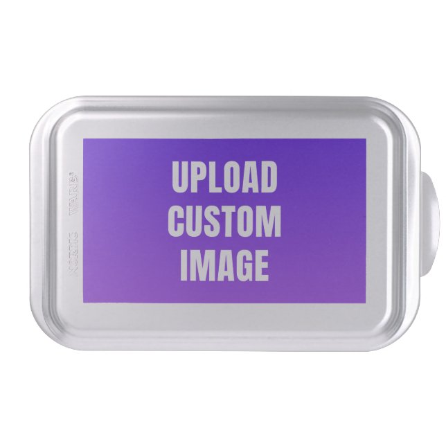 Upload Custom Image - Add Your Own To Print On A Cake Pan (Front)