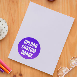 Upload Custom Image - Add Your Own To Print On A Classic Round Sticker