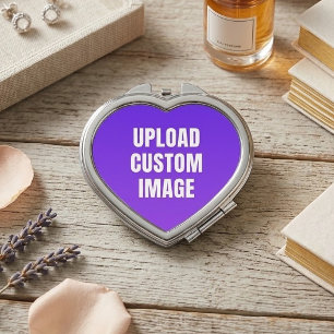 Upload Custom Image - Add Your Own To Print On A Compact Mirror