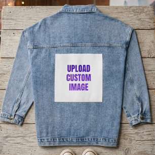 Upload Custom Image - Add Your Own To Print On A Denim Jacket
