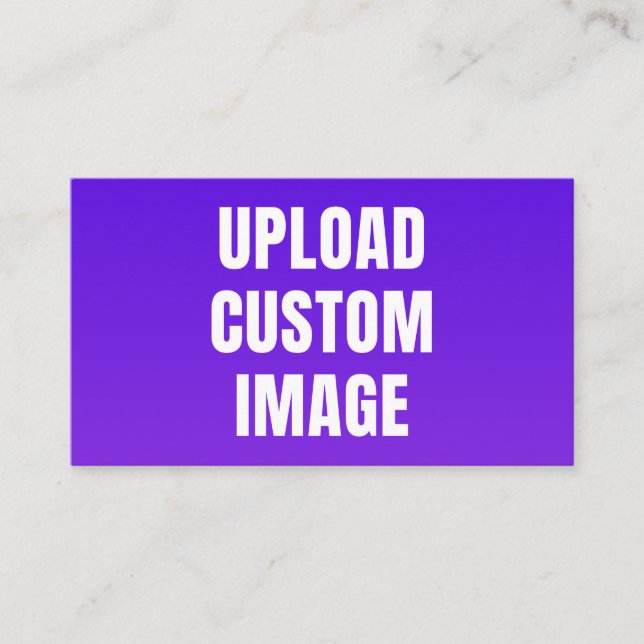 Upload Custom Image - Add Your Own To Print On A Discount Card (Front)
