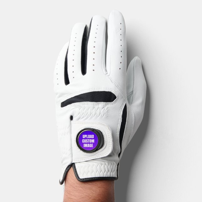 Upload Custom Image - Add Your Own To Print On A Golf Glove (Front)