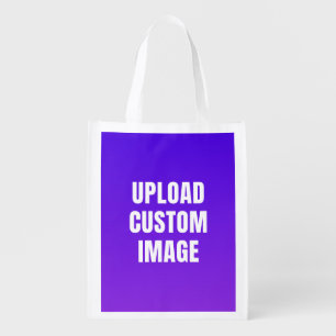 Upload Custom Image - Add Your Own To Print On A Grocery Bag