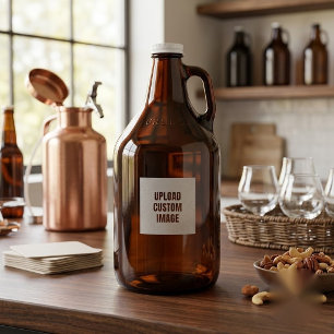 Upload Custom Image - Add Your Own To Print On A Growler