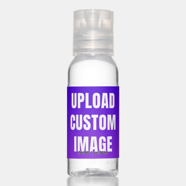 Upload Custom Image - Add Your Own To Print On A Hand Sanitizer (Front)