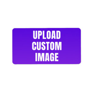 Upload Custom Image - Add Your Own To Print On A Label