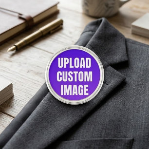 Upload Custom Image - Add Your Own To Print On A Lapel Pin