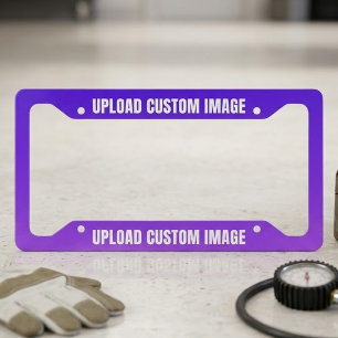 Upload Custom Image - Add Your Own To Print On A License Plate Frame