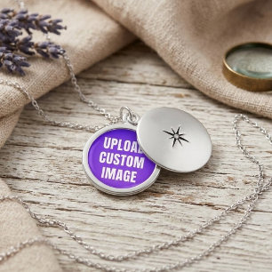 Upload Custom Image - Add Your Own To Print On A Locket Necklace
