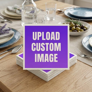Upload Custom Image - Add Your Own To Print On A Napkins