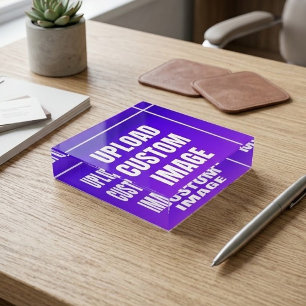 Upload Custom Image - Add Your Own To Print On A Paperweight
