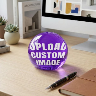 Upload Custom Image - Add Your Own To Print On A Paperweight