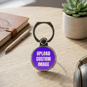 Upload Custom Image - Add Your Own To Print On A Phone Ring Stand
