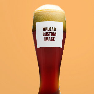 Upload Custom Image - Add Your Own To Print On A Pilsner Glass
