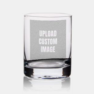 Upload Custom Image - Add Your Own To Print On A Rocks Glass