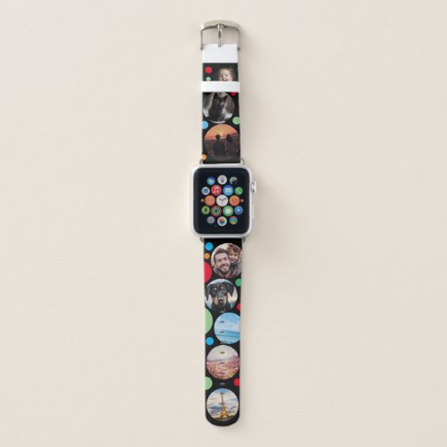 Upload Custom Photo Collage Apple Watch Band