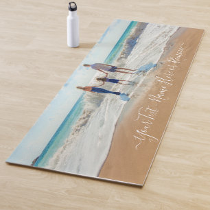 Upload Custom Photo Yoga Mat Personalized Text