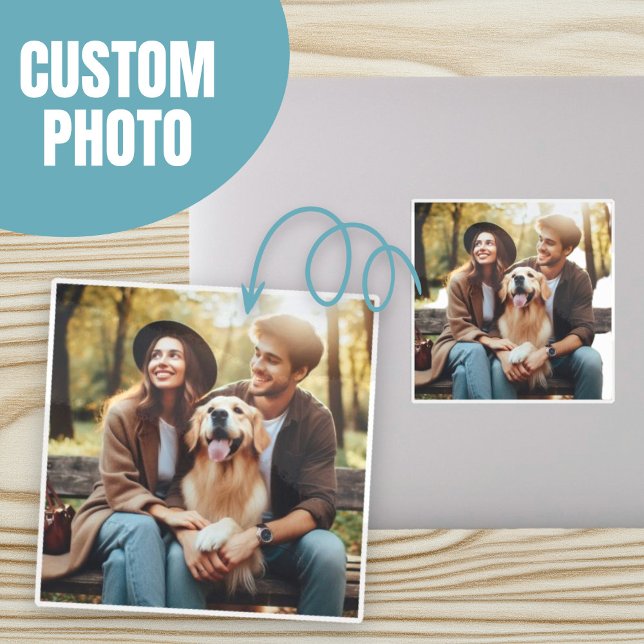 Upload Customized Family Pet Photo  Sticker (Upload Customized Family Pet Photo Sticker.)