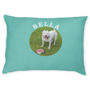 Upload Dog Photo, Custom Personalized Dog Photo Pet Bed