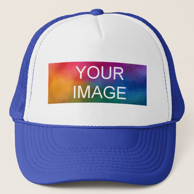 Upload Image Logo Photo Create Your Own Trucker Hat (Front)