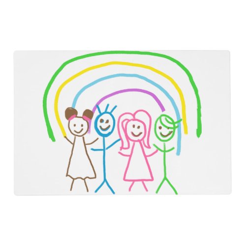 Upload Kids Drawing Turn Kids Artwork to Placemat