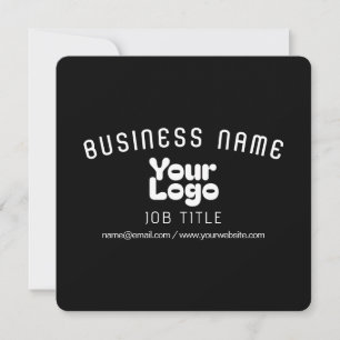 Upload Logo   Black & White (editable) Invitation