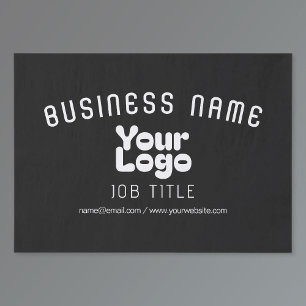 Upload Logo   Black & White (editable) Tissue Paper