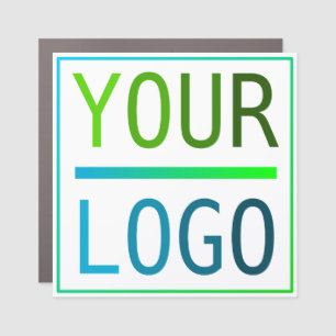 Upload logo car magnet