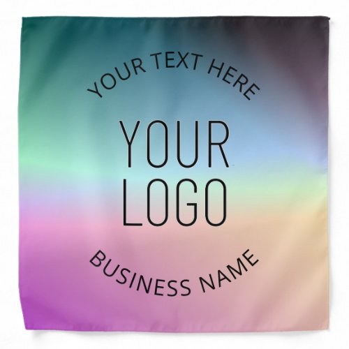 Upload Logo  Colorful Changing Gradient Colors  Bandana