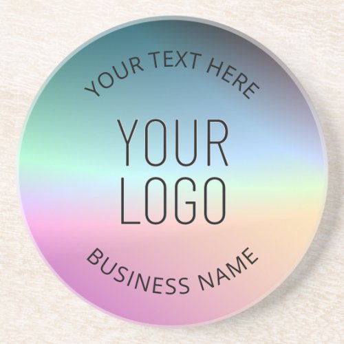 Upload Logo  Colorful Changing Gradient Colors  Coaster