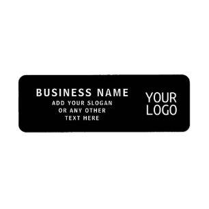 Upload Logo or QR code Cool Return Address Label